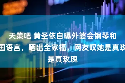 天策吧 黄圣依自曝外婆会钢琴和多国语言，晒出全家福，网友叹她是真玫瑰