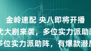 金岭速配 央八即将开播！40集年代大剧来袭，多位实力派助阵，有爆款潜质